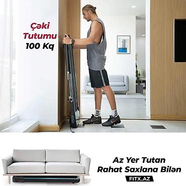 Qaçış trenajorları: CIAPO qaçış trenajoru - Qaçış səthi: 430 x 1000 mm – evdə rahat qaçış — 4