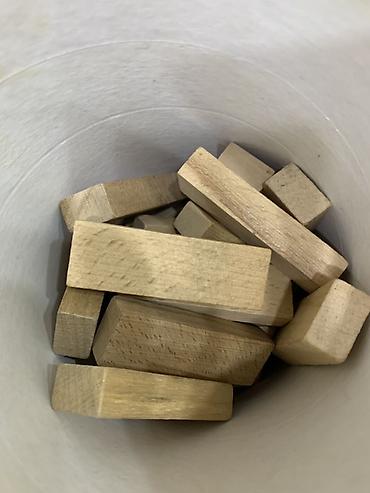 polis konstruktorlar: Taxta qüllə qurma oyunu – “Woody’s Building Bricks” Silindrik qutuda — 3