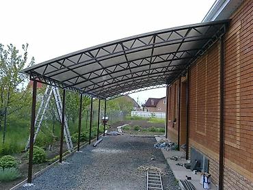 Другие строительные материалы: Навесы стиле хайтек лофт любой сложности — 12