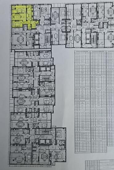 rayan building: 3 комнаты, 101 м², Асанбай мкр Элитка, 8 этаж, ПСО (под самоотделку) — 8