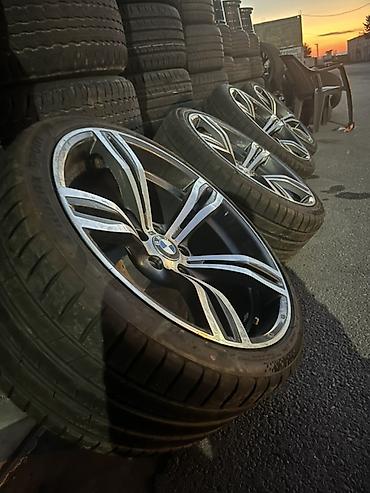 Şin və təkərlər: BMW orijinal disklər və təkər komplekti - 4 ədəd BMW yüngül lehimli — 1