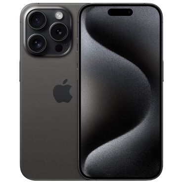 Apple iPhone: IPhone 15 Pro, Б/у, 128 ГБ, Черный, Кабель, Коробка, 100 %