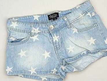 kurtka jeansowa patchwork: Szorty damskie, rozmiar S — 1