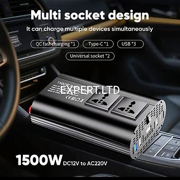 invetir: Yeni Inverter, 700-1500 Vt, 12 - 220 volt, Ünvandan götürmə, Ödənişli çatdırılma, Rayonlara çatdırılma — 3