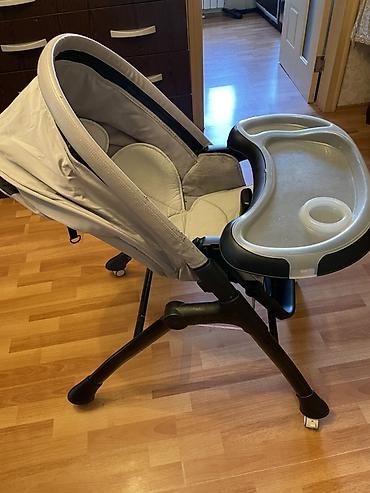 шезлонги для новорожденных: Uşaq yemək stolu və bərliyə çevrilən kreslo - Brend/model: Kidlife — 1