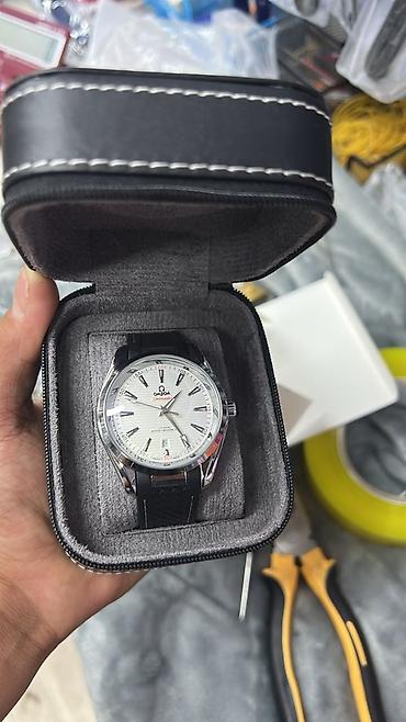 на ремень: Классические часы часы, Omega, Водонепроницаемые, Мужские, Новый — 7