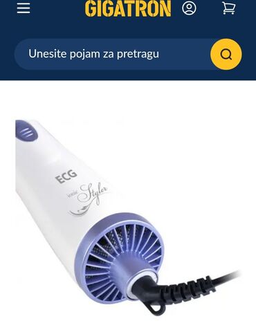 Električne četke za kosu: Rotirajuća fen-četka za kosu ECG Ionic Styler - 2 nastavka: dve — 3