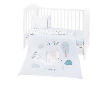 dormeo sa greskom: KIKKA BOO Little Fox – posteljina sa ogradicom, 6 delova (70×140 cm) — 1