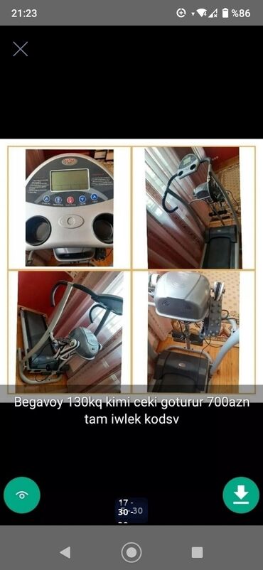 Digər trenajorlar: Trenajorlar qacis aparatlari idman aletleri sekillerde qiymet məlumat — 30