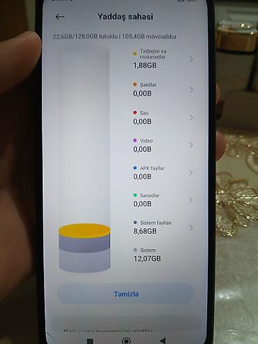 huawei mate 30: Redmi 13C, 128 GB, rəng - Mavi, Face ID, Barmaq izi, İki sim kartlı — 5