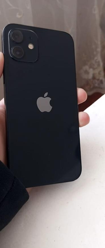 Apple iPhone: IPhone 12, Б/у, 128 ГБ, Черный, Защитное стекло, Чехол, 85 % — 1