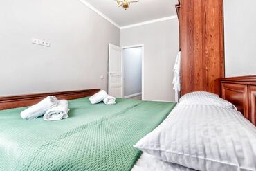 Посуточная аренда квартир: 1 комната, Душевая кабина, Постельное белье, Кондиционер — 18