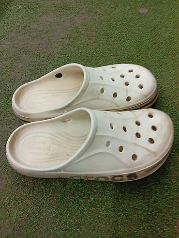 кроксы крокс crocs: Сабо, 40, Crocs, Б/у, цвет - Белый, Самовывоз — 1