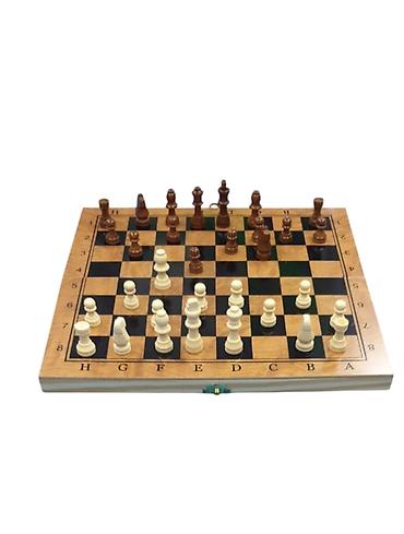 №: 14011 Məhsulun adı: Şahmat + dama + nərd (3-ü 1-də), taxta
