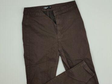 legginsy woskowane push up: Spodnie materiałowe damskie, rozmiar L