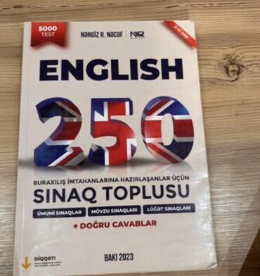 Testlər: Məhsul: “English 250 – Buraxılış imtahanlarına hazırlaşanlar üçün