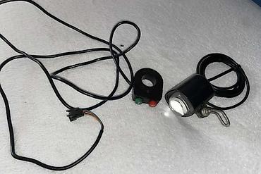 other: Komplet za električni trotinet/bicikl – prednje LED svetlo sa — 2