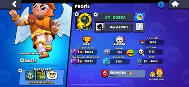 Oyun diskləri və kartricləri: Brawl Stars oyun hesabı – yüksək göstəricilərlə - Profil adı
