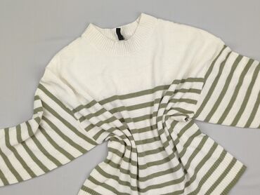 bialy sweterek hm: H&M, Women`s sweater, S (EU 36)