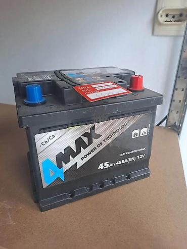 norauto akumulator: 4MAX AKUMULATOR 45 AH AMPERA | Akumulator 45ah 4MAX — 1
