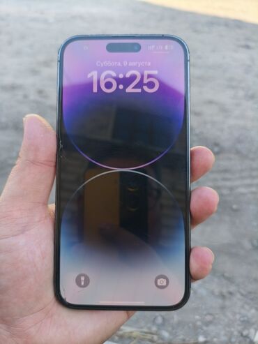 продаю айфон 14 про макс: IPhone 14 Pro Max, Колдонулган, 128 ГБ, Deep Purple