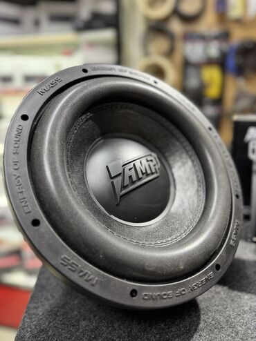 Сабвуферы для авто: Сабвуфер AMP. В сборе . Моноблок с выносным регулятором баса в салон — 5