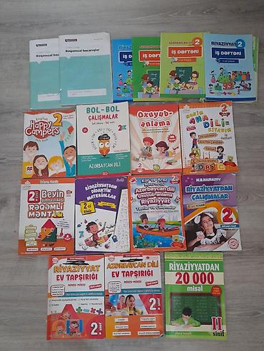 Школьные сумки: 2ci sinif kitablar birlikde 20 azn.içleri karandaşlada işlənən — 4