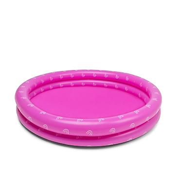 step deka cena: Swim Essentials dečiji bazen 100 cm — jarko pink sa belim motivima — 1
