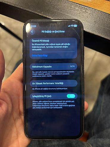ikinci əl iphone 16 pro max: IPhone 11, Qara, Face ID — 4