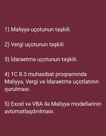 Mühasibat, 1C: Mühasibat, 1C — 6