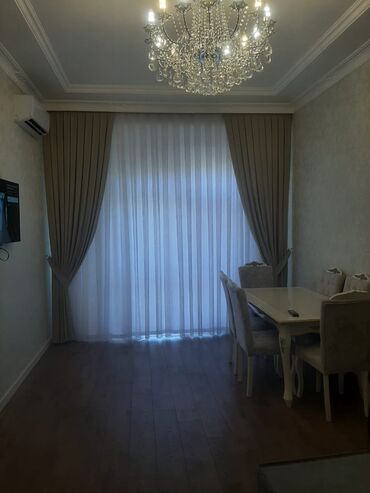 Uzunmüddətli kirayə mənzillər: Dəniz mənzərəli mənzil – tam mebelli və texnikalı - Geniş vitrajlı — 3