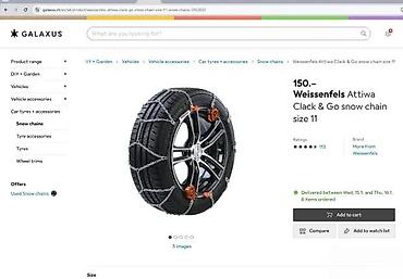 Auto oprema: Snezni lanci Weissenfels Clack&Go ATTIWA – 9 mm - Samozatezajući — 5
