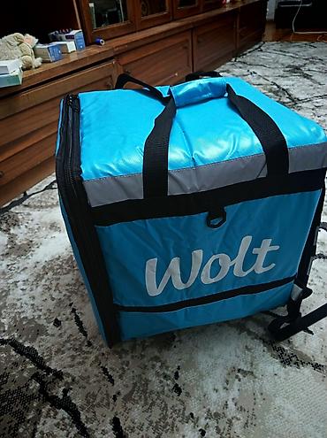 Оборудование для ресторанов, кафе: Wolt çatdırılma çantası (izotermal, böyük ölçü) Ciddi şəxslər narahat — 3
