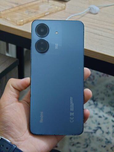 mi 4a: Redmi, Redmi 13C, Б/у, 128 ГБ, цвет - Синий, 2 SIM