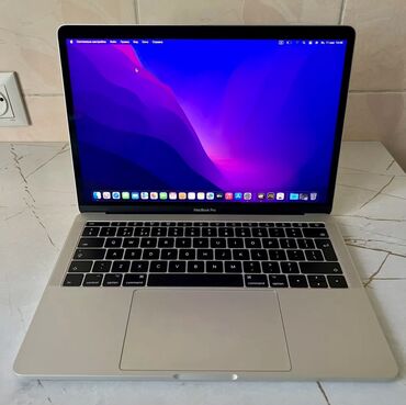 компьютерные: Ноутбук, Apple, 8 ГБ ОЗУ, Intel Core i5, 13.3 ", Б/у, Для работы, учебы, память NVMe SSD
