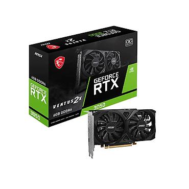 Комплектующие для ПК: MSI GeForce RTX 3050 VENTUS 2X E 6G OC — bu, əsasən 1080p (Full HD) — 1