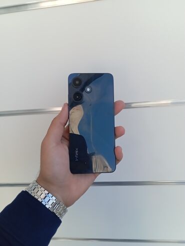 Mobil telefon və aksesuarlar: Infinix HOT 30i, 128 GB, rəng - Boz, Düyməli, Face ID