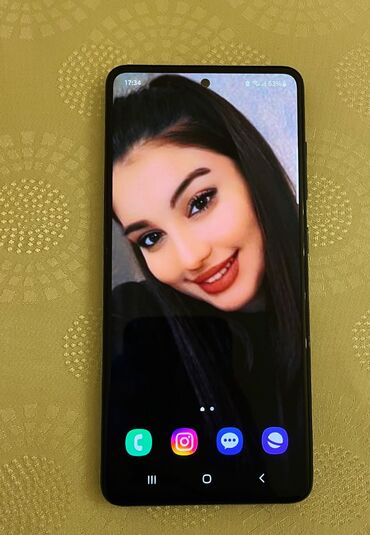RAF: Samsung Galaxy A51, 128 GB, rəng - Qara, Barmaq izi, İki sim kartlı, Face ID
