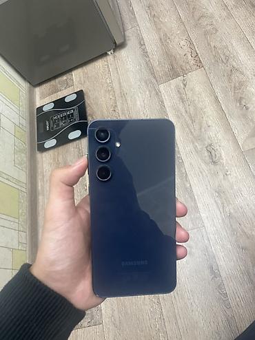 Samsung Galaxy A55 5G, Б/у, 256 ГБ, цвет - Синий, 1 SIM, 2 SIM, eSIM