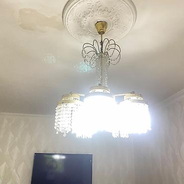 İşıqlandırma: Çılçıraq, 5 lampa, Şüşə — 1