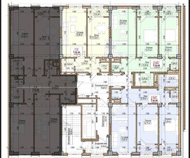 снять квартиру без риэлтора: 3 комнаты, 140 м², Элитка, 7 этаж, ПСО (под самоотделку)