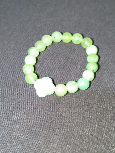 Bilərziklər: Məhsul: Əl işi daş muncuqlu elastik bilərziklər dəsti Təsvir: - Bir — 4