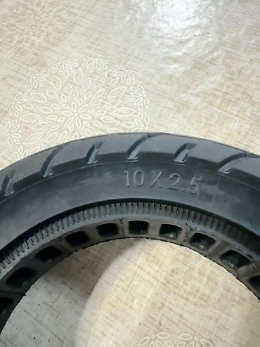 disk r22: Elektrik skuter üçün hava­keçirməz (full solid) təkər - Ölçü: 10 x — 5