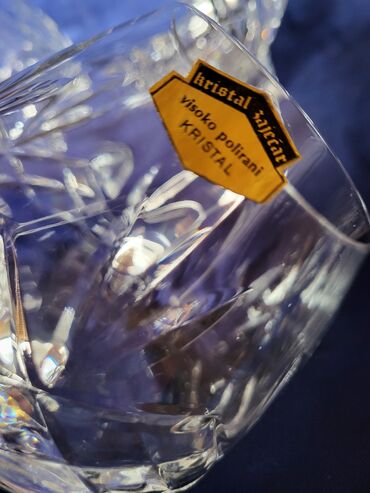 Kuhinjski setovi: Servis nov -ti i ja- kristal,Zajecar za dvoje. 70te. Set za — 12