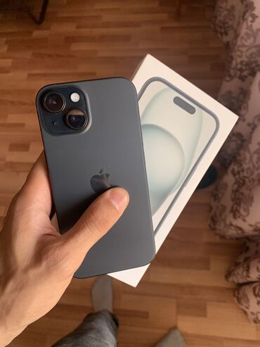 iphone 15 satis: IPhone 15, 128 GB, Black Titanium, Simsiz şarj, Face ID