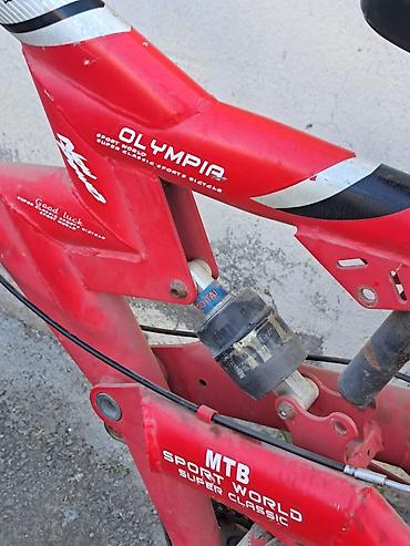 Dağ velosipedləri: OLYMPIA dağ velosipedi – tam asqılı (full-suspension) çərçivə - — 4