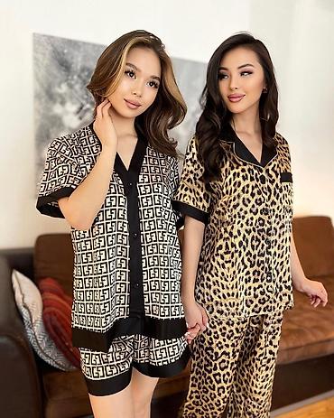 mango: Пижама, Атлас, На пуговицах, XS, XL, L — 3