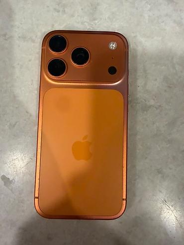 iphone x plus: IPhone 17 Pro, 256 GB, Narıncı, Zəmanət, Barmaq izi, Simsiz şarj — 1