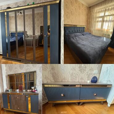 Salon, tibbi mebel: İkinəfərlik çarpayı, Dolab, Termo, 2 tumba, İşlənmiş