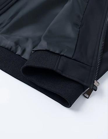 koja pencek: Qara rəngdə kişi bomber üslublu yüngül gödəkçə.xxl - 180-185sm - — 2